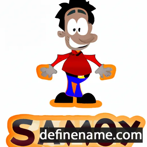 cartoon of the name Samory