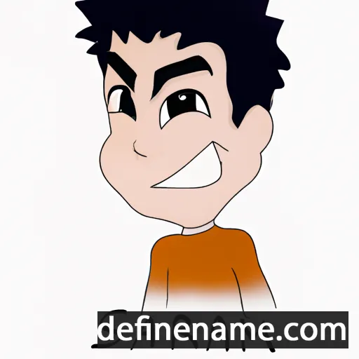 cartoon of the name Samran