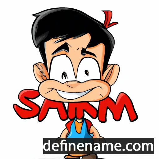 cartoon of the name Samri