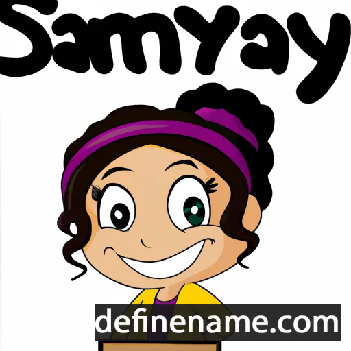 Samsiyah cartoon