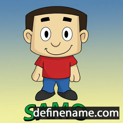 cartoon of the name Samu