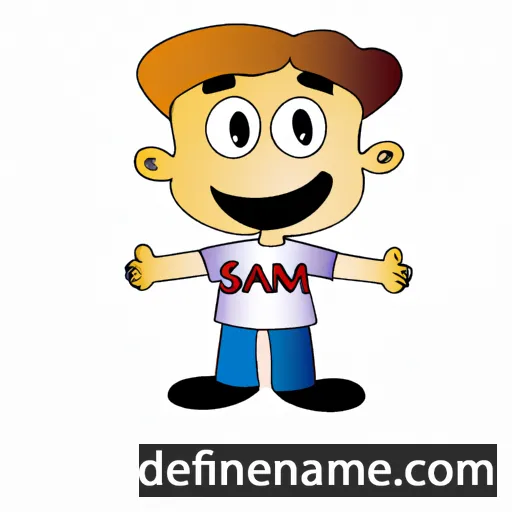 cartoon of the name Samual