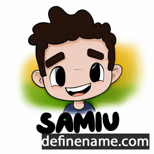 cartoon of the name Samueli