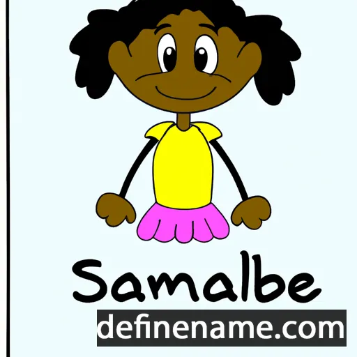 cartoon of the name Samuella