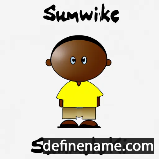 cartoon of the name Samukelisiwe