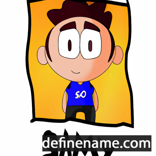 cartoon of the name Samy