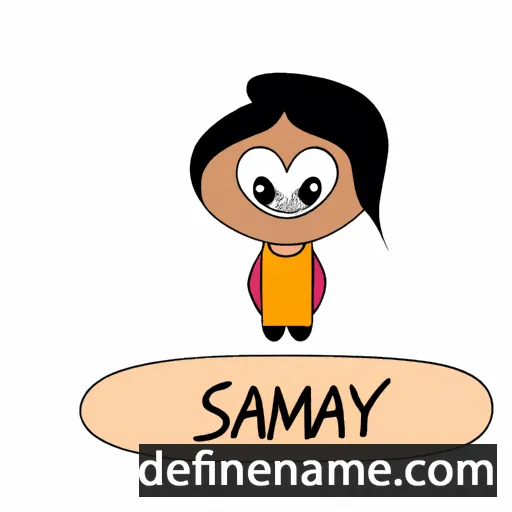 cartoon of the name Samya