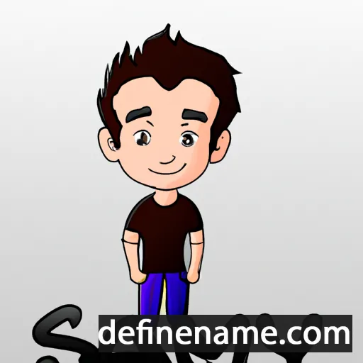 cartoon of the name Samyr