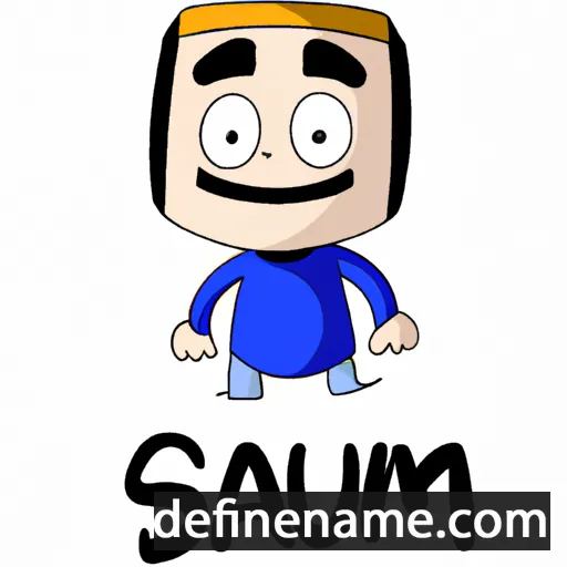 cartoon of the name Samzun