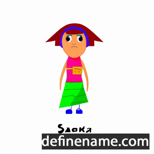 Sanako cartoon