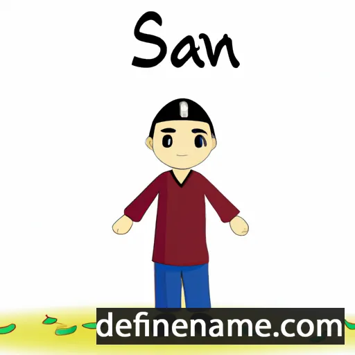 Sanan cartoon