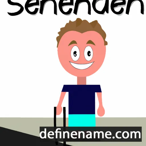 cartoon of the name Sanderijn