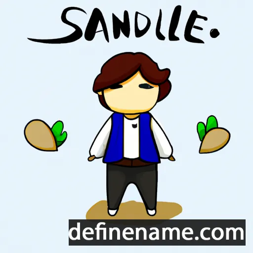 Sandeul cartoon