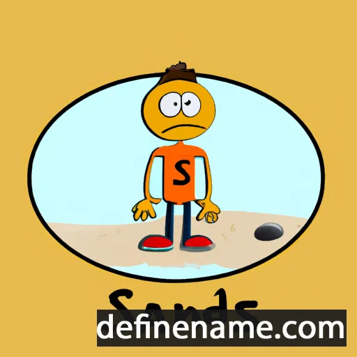 cartoon of the name Sandis