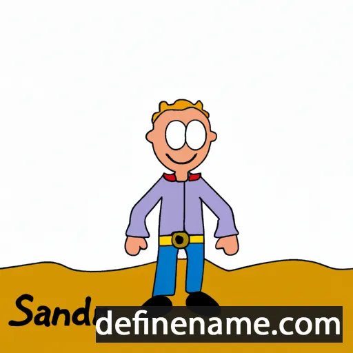 cartoon of the name Sandrijn