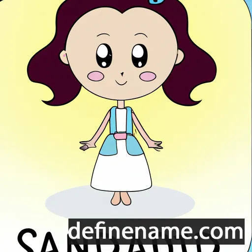 cartoon of the name Sandrina