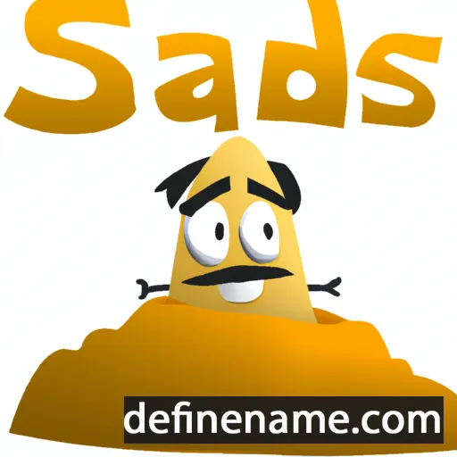 cartoon of the name Sands