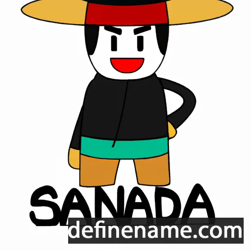 Sanesada cartoon