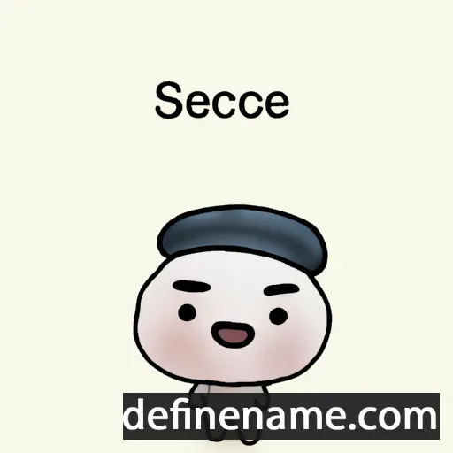 cartoon of the name Sang-cheol