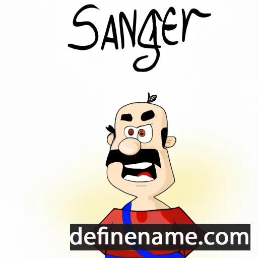 Sangar cartoon