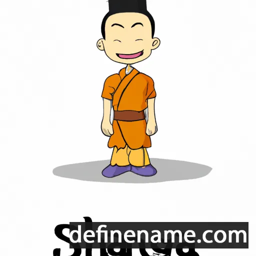 cartoon of the name Sangha