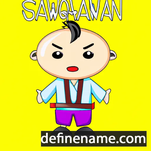 Sangwian cartoon