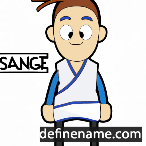 Sangye cartoon