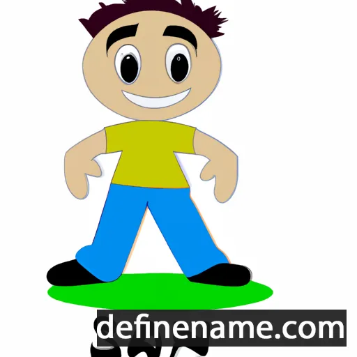 cartoon of the name Sani