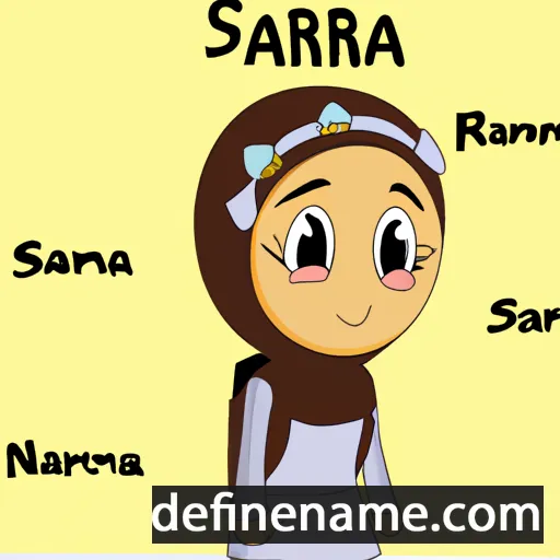 Saniara cartoon