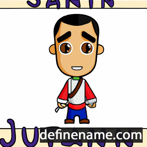 cartoon of the name Sanjuan