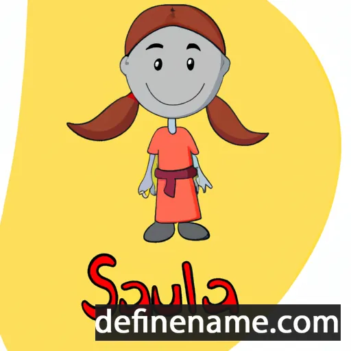 Sanjula cartoon