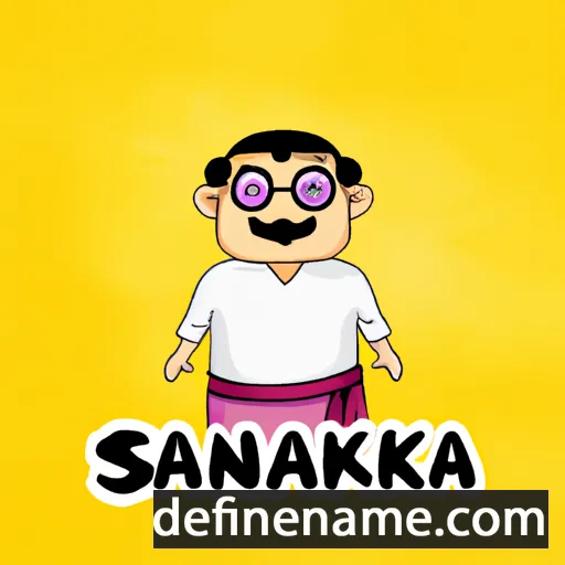 cartoon of the name Sankalpana