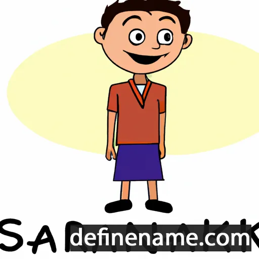 cartoon of the name Sankarsh