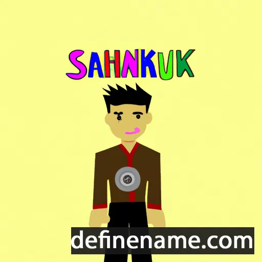 cartoon of the name Sankhu