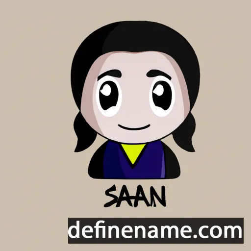 Sannan cartoon