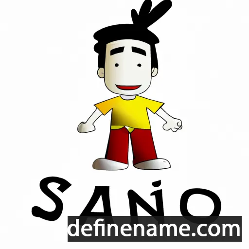 cartoon of the name Sano