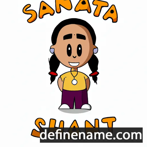 cartoon of the name Santana