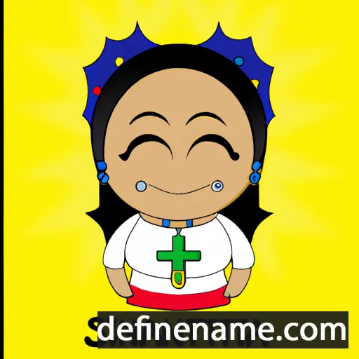 cartoon of the name Santísima