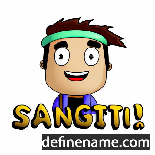 Santiaga cartoon