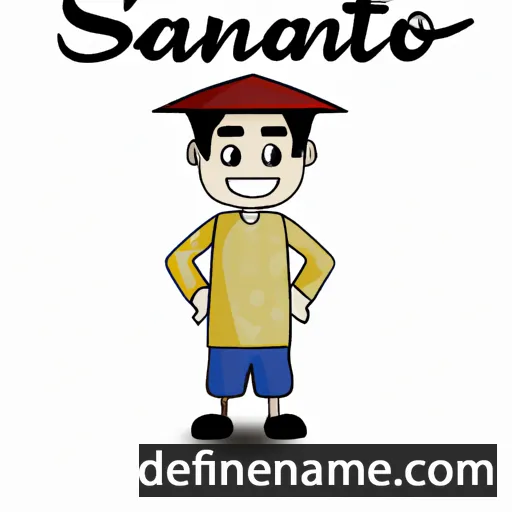 Santoso cartoon