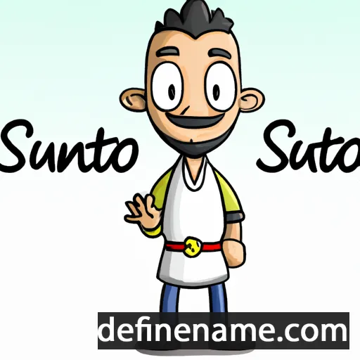 cartoon of the name Santuccio