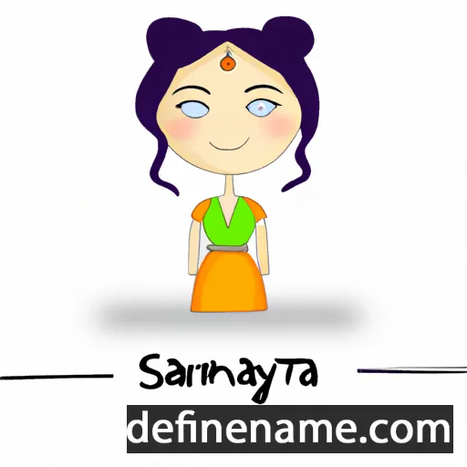 cartoon of the name Sanyukta