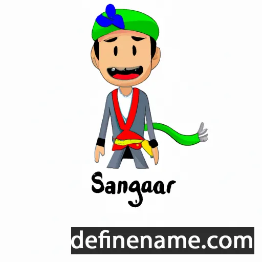 cartoon of the name Sapangaaraq