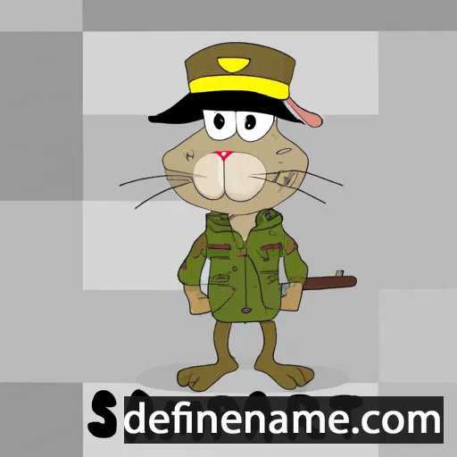 Saparmyrat cartoon