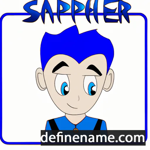 cartoon of the name Saphir