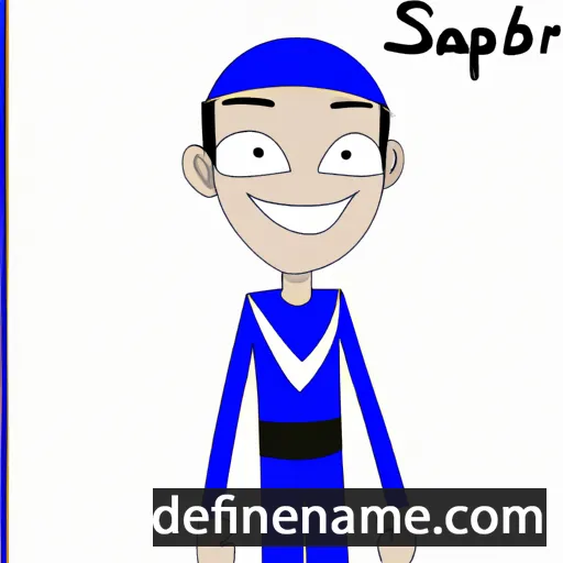 cartoon of the name Saphir