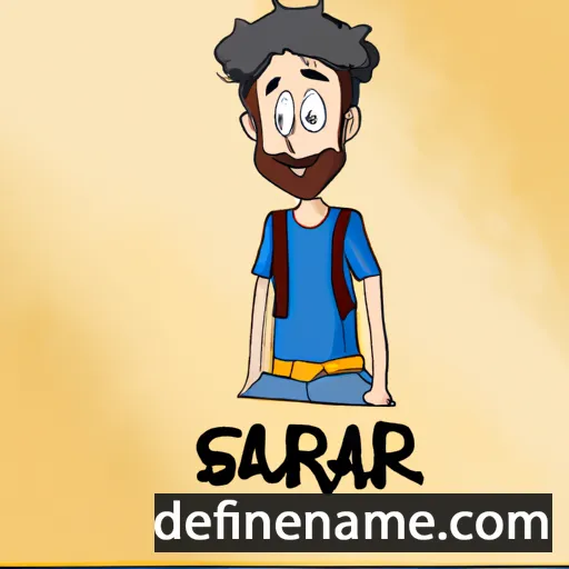 cartoon of the name Şapur