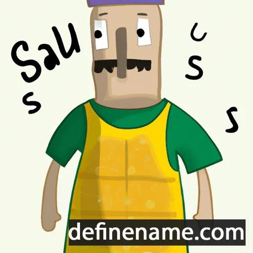 cartoon of the name Šaul