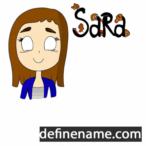 Sárra cartoon