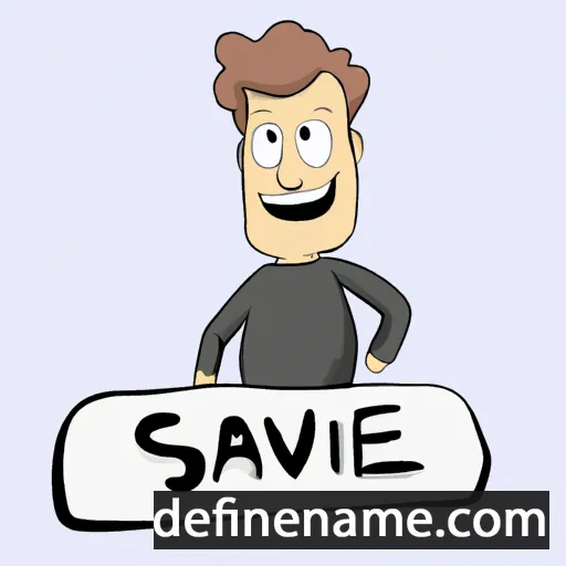 cartoon of the name Sävel